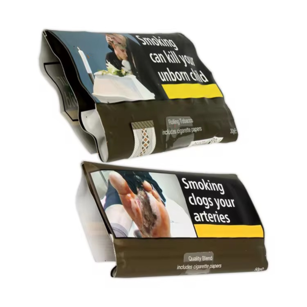 Cigarette packaging (2) Custom reloc cigarette flip-top pack Tobacco hinged-lid pack stickers