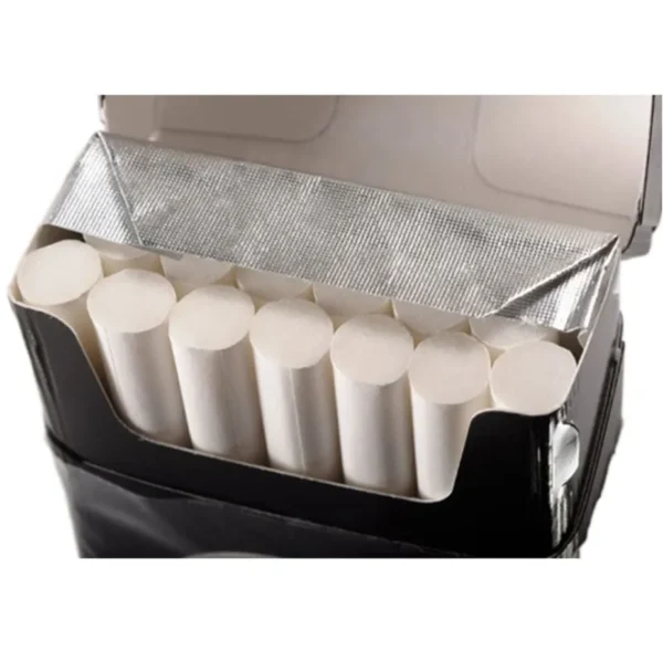 Cigarette packaging foil with window Custom reloc cigarette flip-top pack Tobacco hinged-lid pack stickers